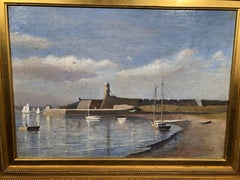 19th Century William Staples Drown "Fort San Marcos" St Augustine, Florida, 1895