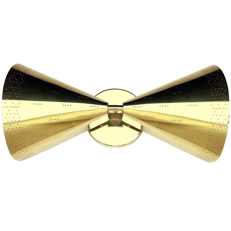 Mid-Century Modern Bowtie Sconce by Paavo Tynell Finland For Sale
