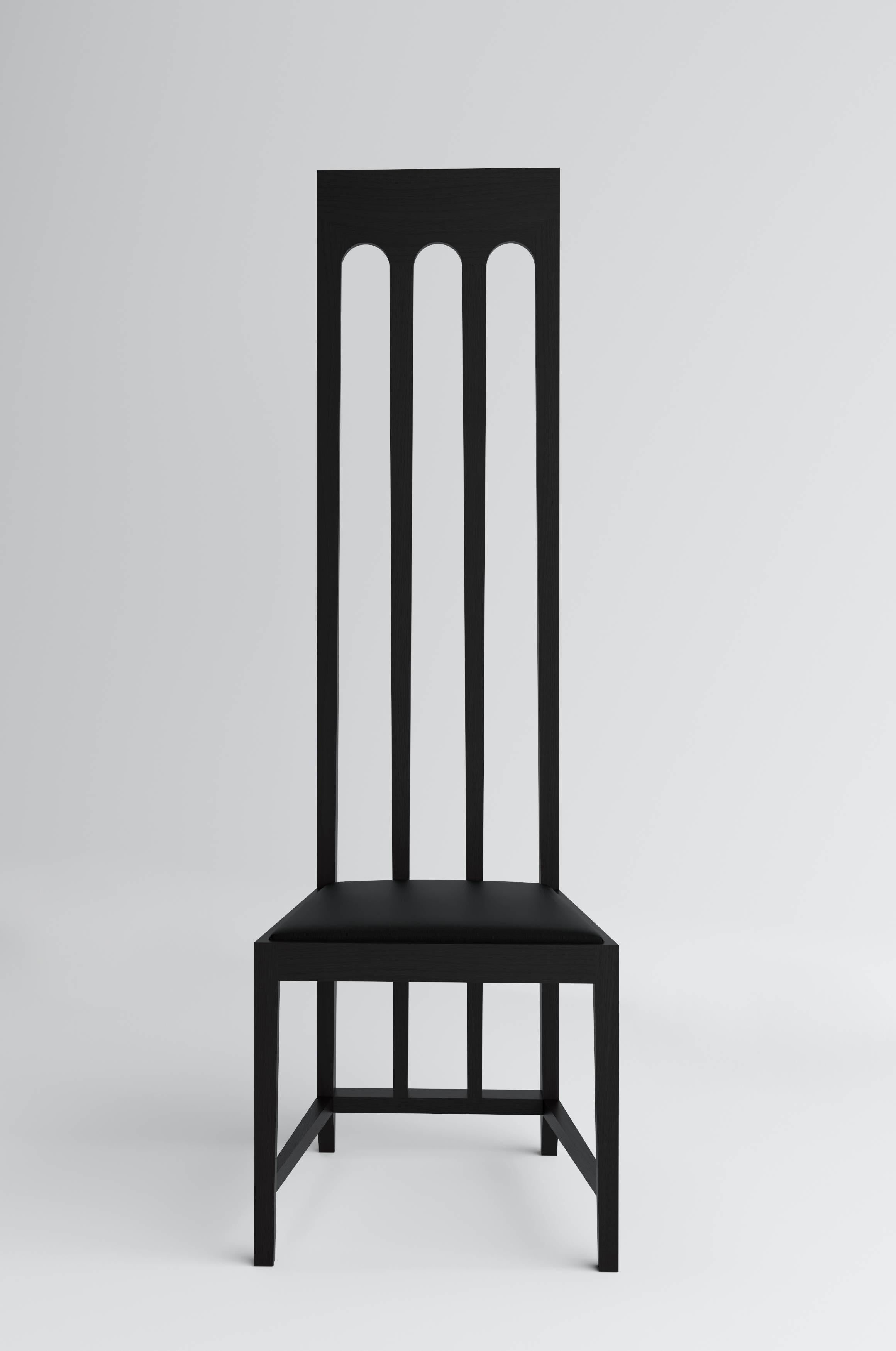 tall black chairs