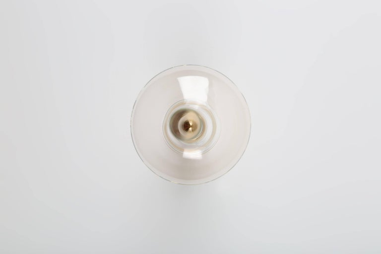 Plugged Vase ‘Glass and Brass’ by Richard Yasmine For Sale 1