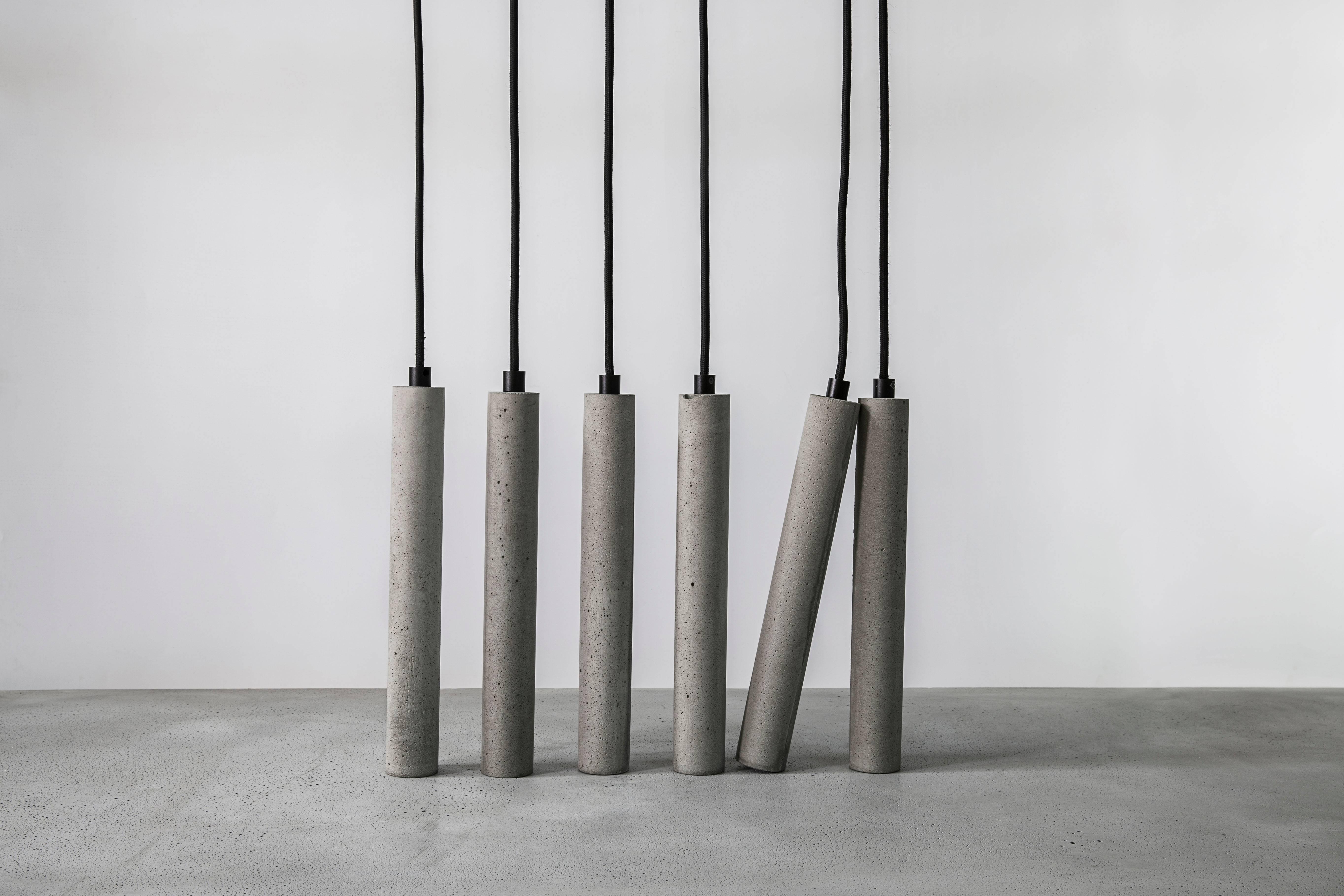 Chinese 'Bang' Concrete Pendant Lamp by Bentu Design