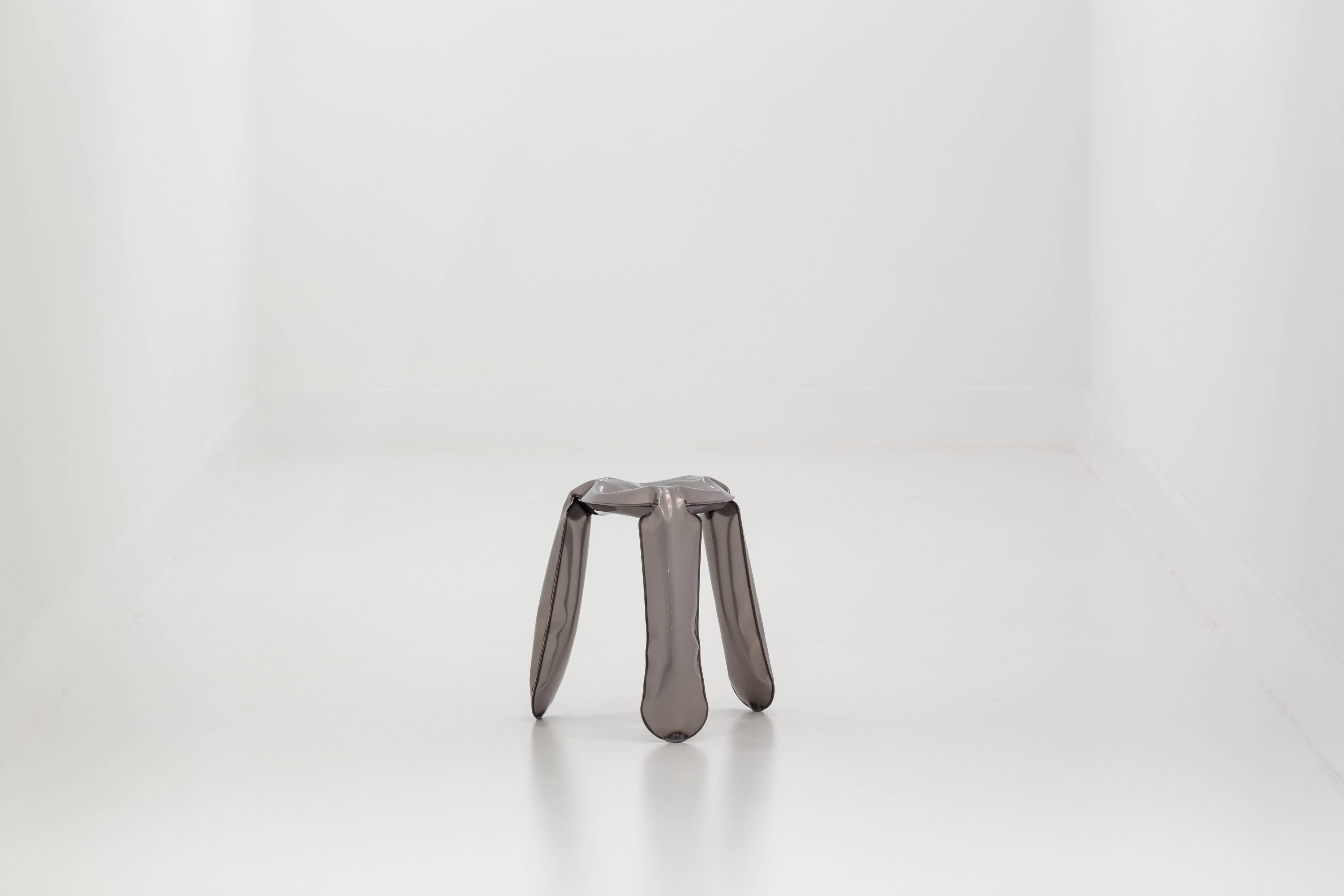 Plopp Stool 'Mini' by Zieta Prozessdesign, Stainless Steel ‘Inox’ Version For Sale 2