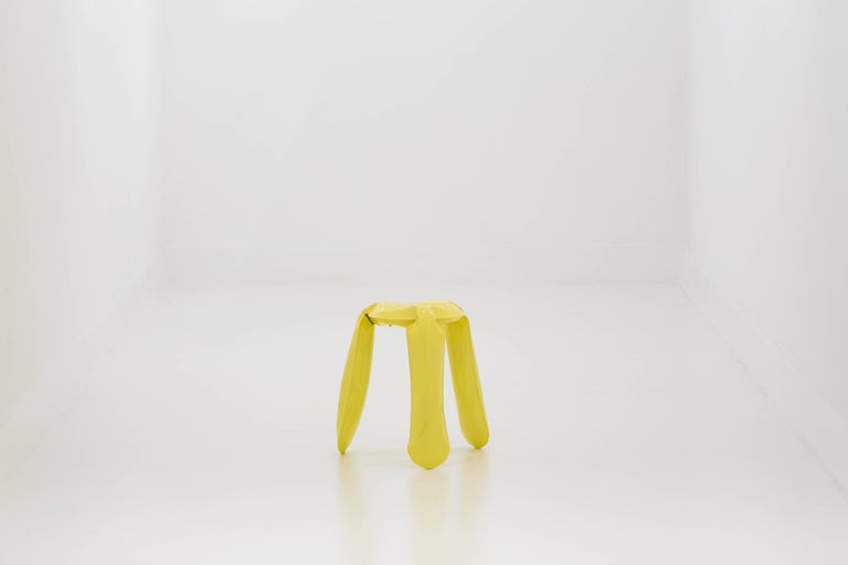 Plopp Stool 'Mini' by Zieta Prozessdesign, Stainless Steel ‘Inox’ Version For Sale 4