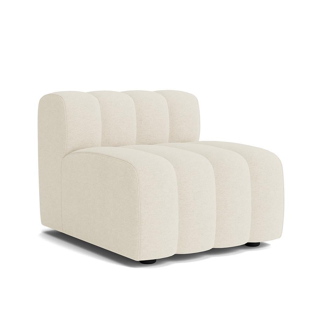 Mid-Century Modern 'Studio' Sofa by Norr11, Modular Sofa, Medium Module, White For Sale