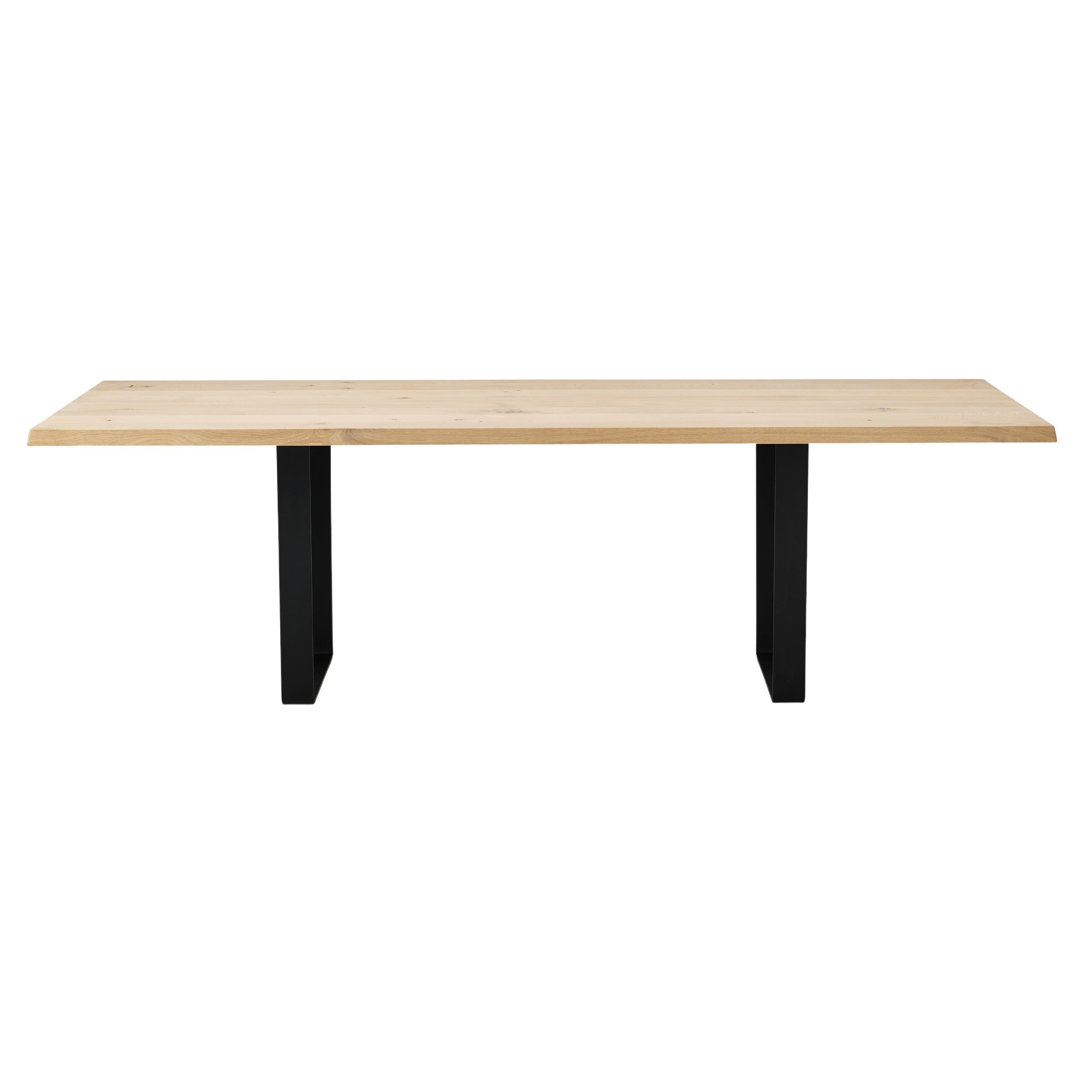 Customizable Dining Table 'Lowlight' 400, Natural Oak