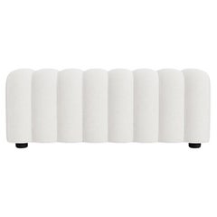 Contemporary Bench 'Studio' by Norr11, Barnum Bouclé 1