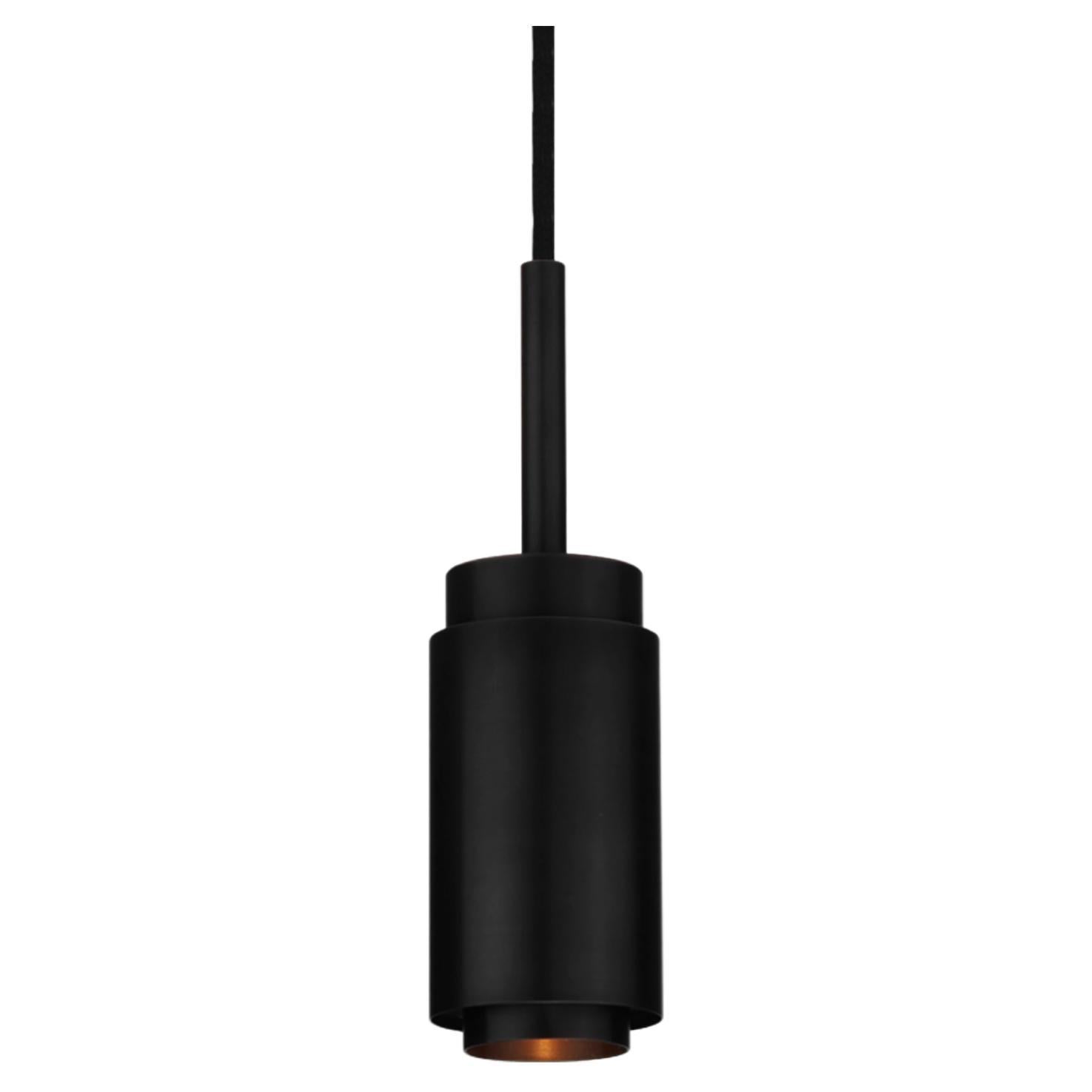 Customizable Pendant Lamp 'Donya Spot' by Anour, Black Stainless Steel