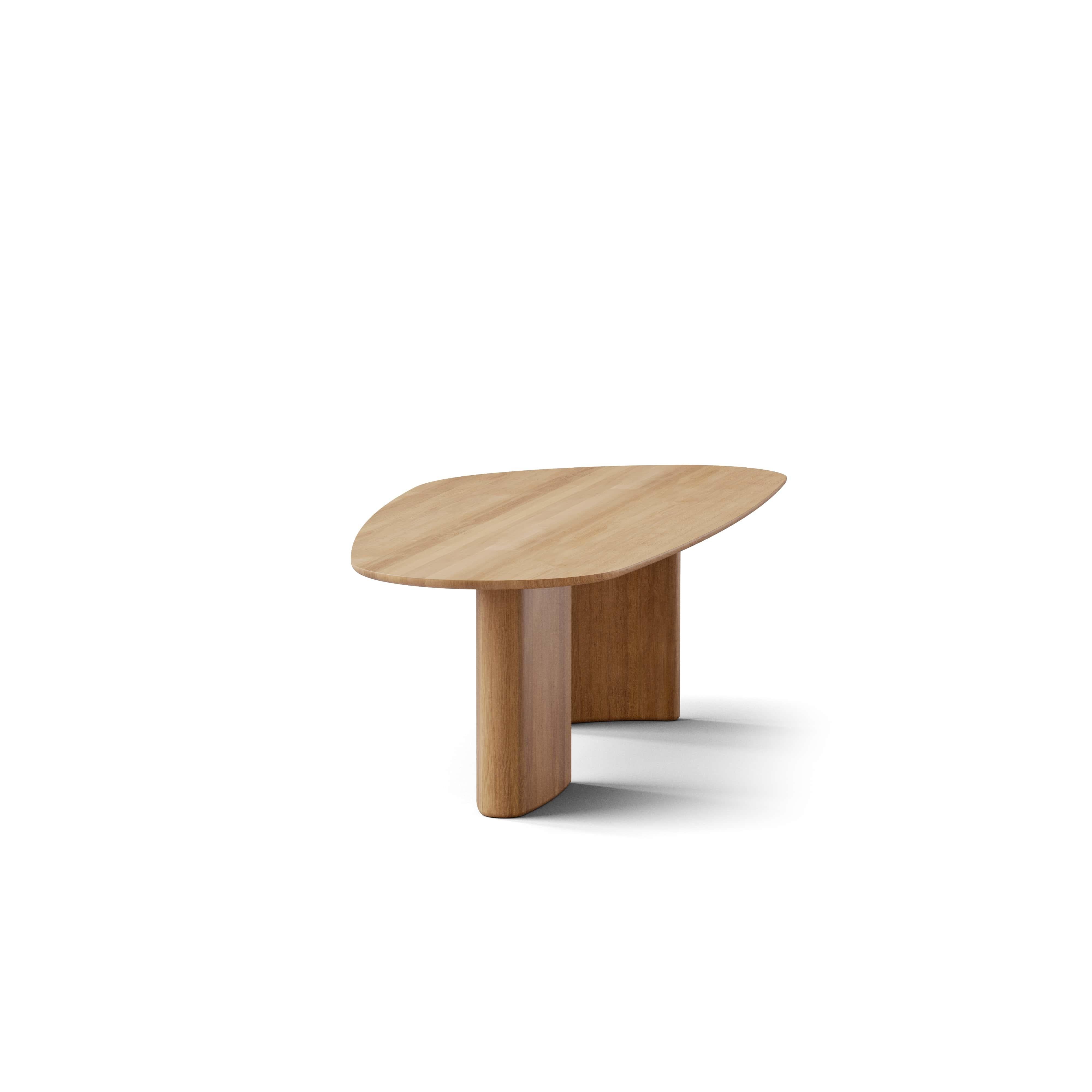 Danish Contemporary Rectangular Dining Table 'Tangent' by DK3, Lacquered Oak, 270 cm For Sale