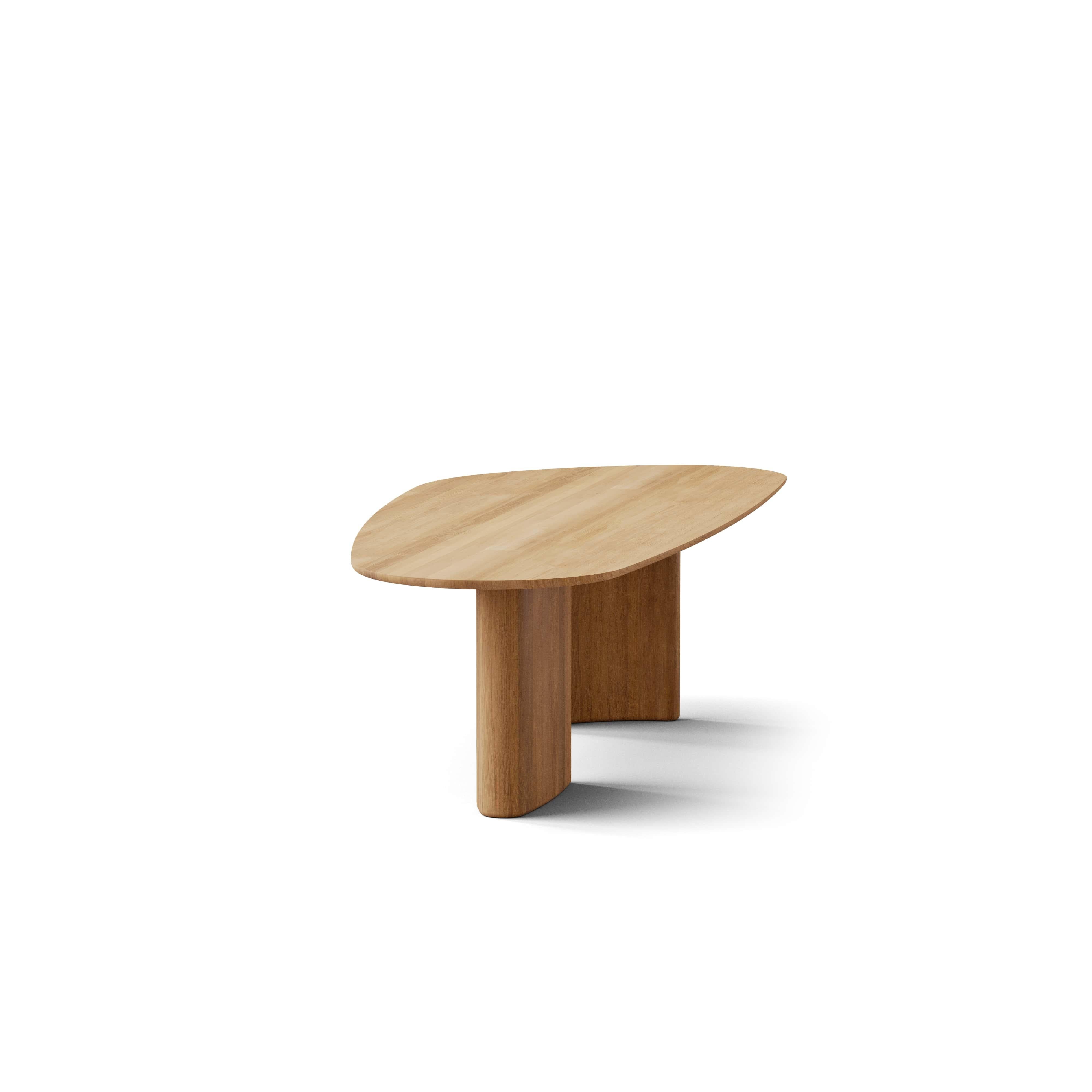 Danish Contemporary Rectangular Dining Table 'Tangent' by DK3, Oak Oil, 370 cm For Sale