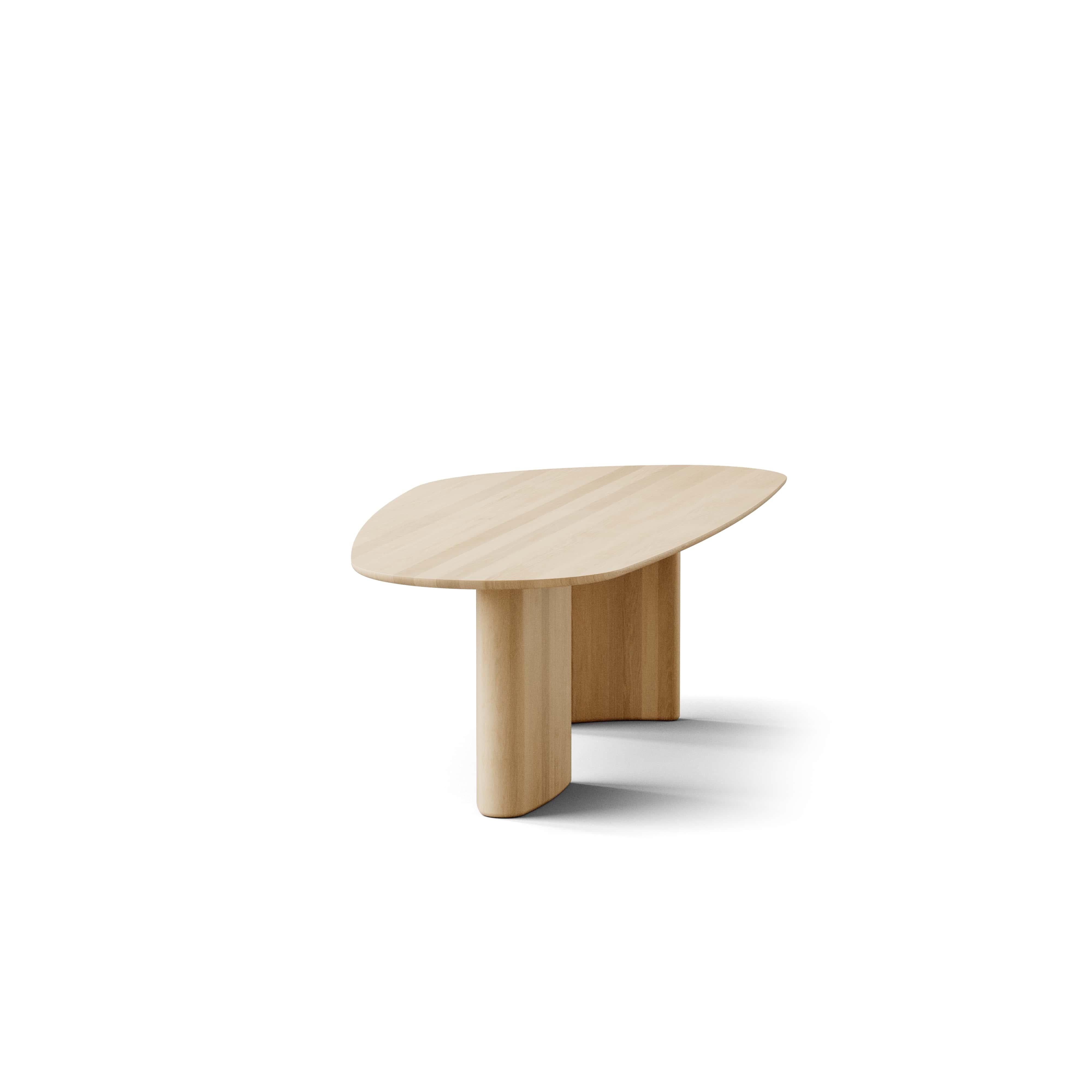 Danish Contemporary Rectangular Dining Table 'Tangent' by DK3, Oak Soap, 370 cm For Sale