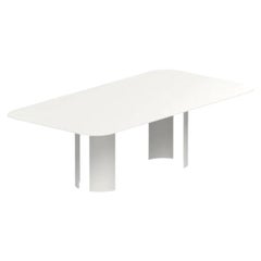 Contemporary Dining Table 'INDIA L' by RIPA, White