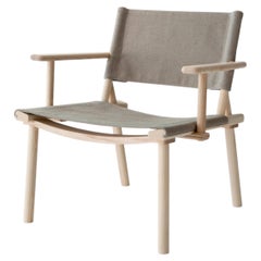 Lounge-Sessel „DECEMBER“ von Jasper Morrison & Wataru Kumano, Esche & Leinen