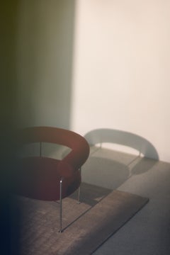 Contemporary Lounge Chair 'BAIA', Kensaku Oshiro x DK3, Chrome, Baru by Kvadrat
