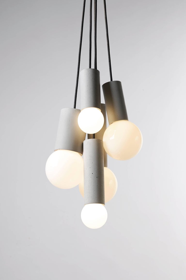 Concrete Pendant Lamp 'Ball 2' at 1stDibs