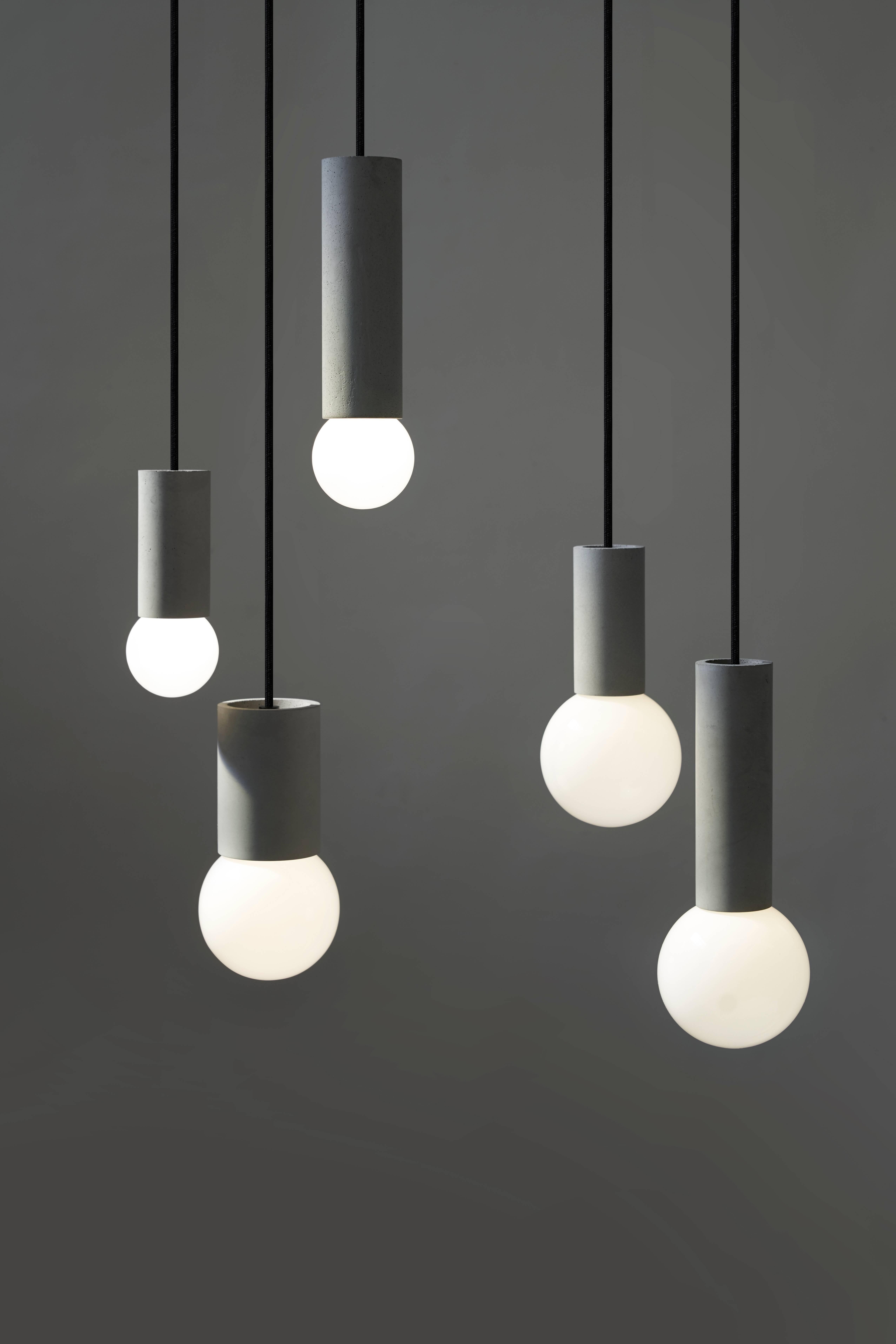 Ball 3, Contemporary Concrete Ceiling / Pendant Lamp 4