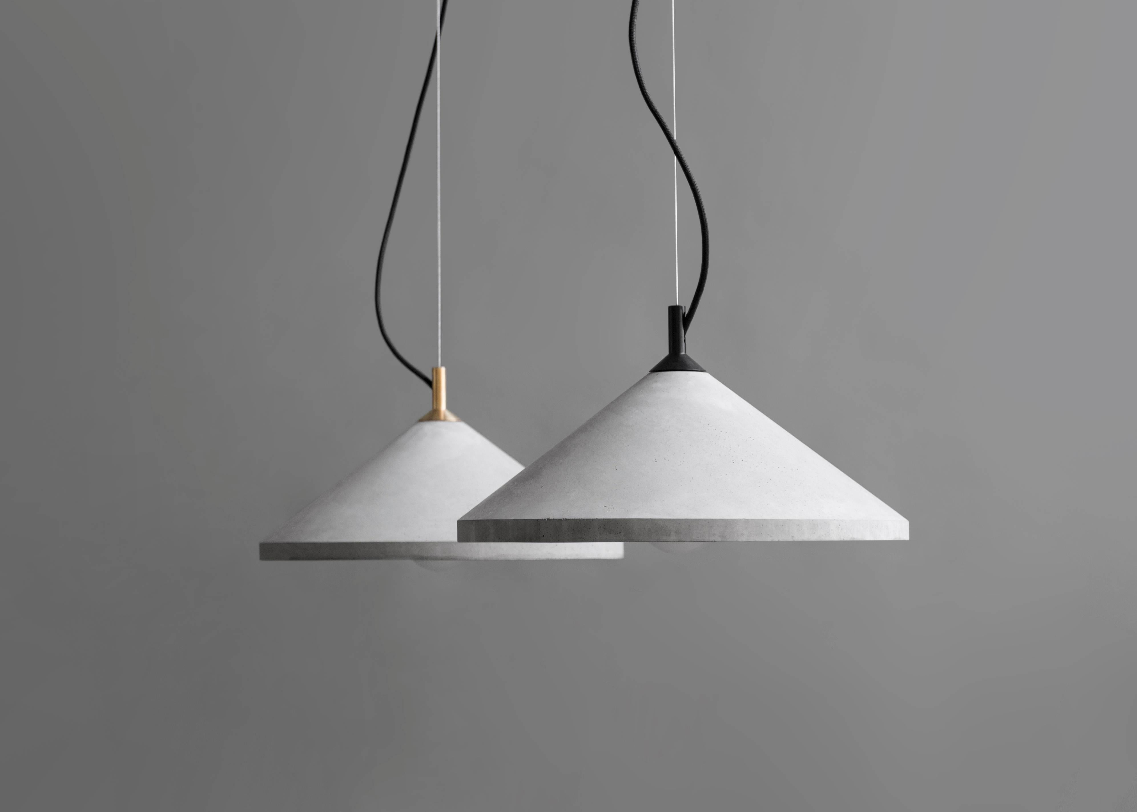 Chinese Ren 3, Concrete Pendant Lamp by Bentu Design For Sale