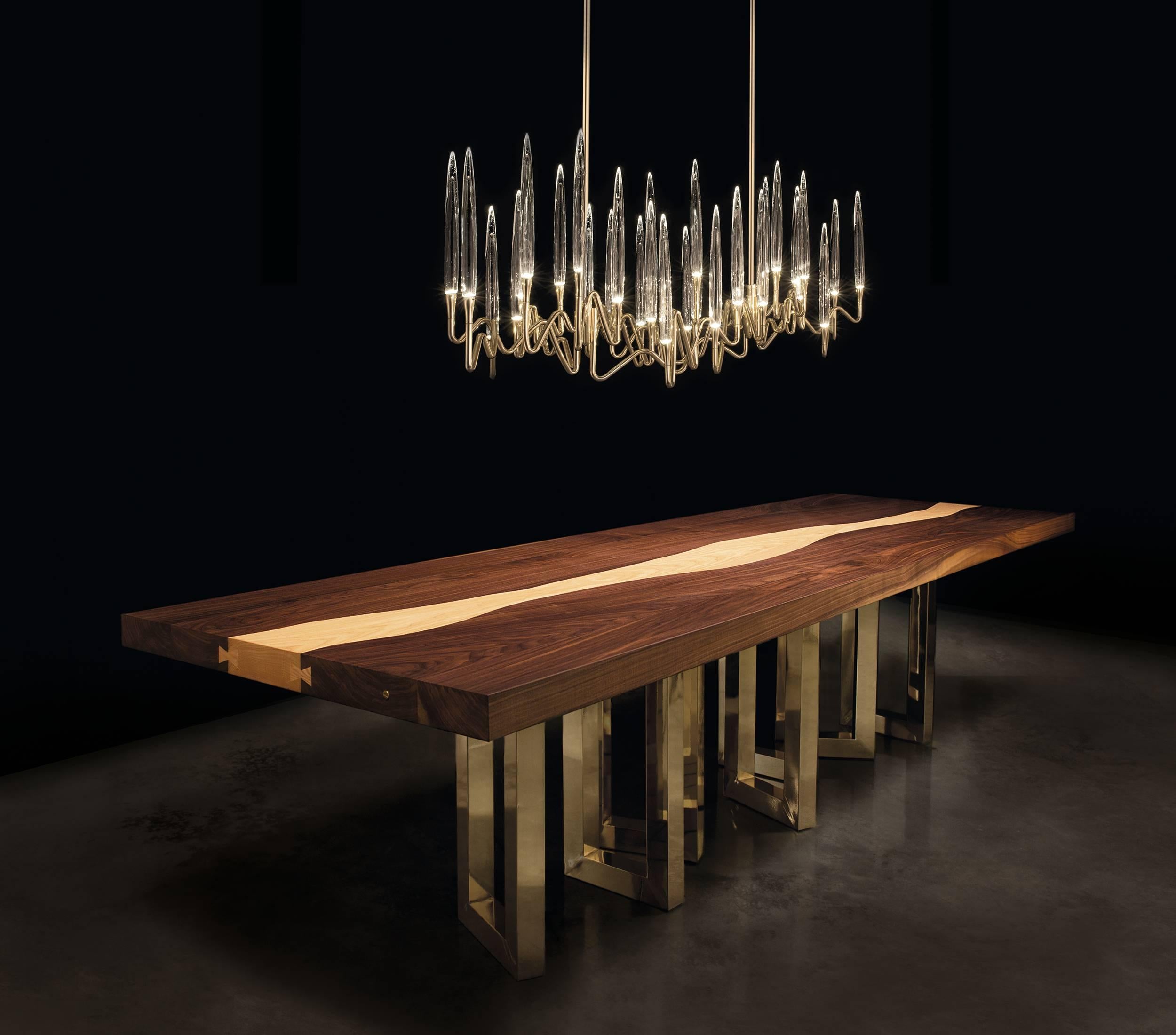 long table chandelier