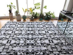 Eskayel, Biami, Schwarzer Teppich, 100 % Seide Lulu Weave