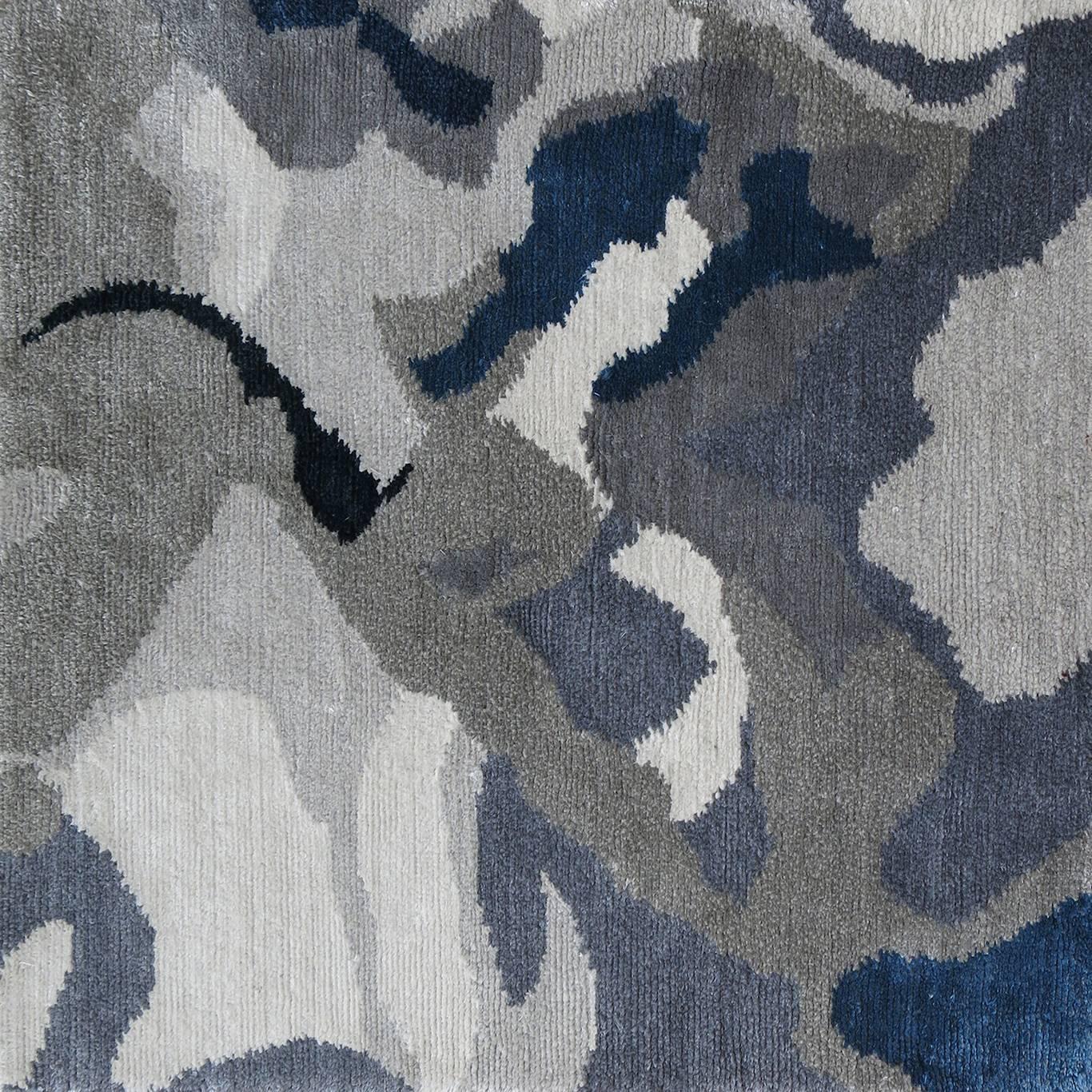 Modern Eskayel, Mallee Rug, 100% Silk For Sale