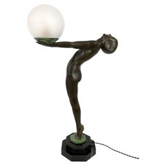 Sculpture lumineuse de style Art déco « LUMINA » de Max Le Verrier, France