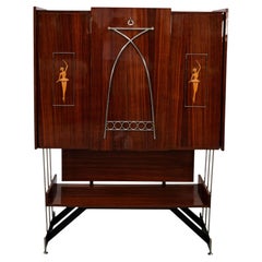 Italian Mid-Century Modern Bar Cabinet, Vittorio Dassi, 1960s