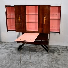 Italian Mid-Century Modern Bar Cabinet, Vittorio Dassi, 1960s