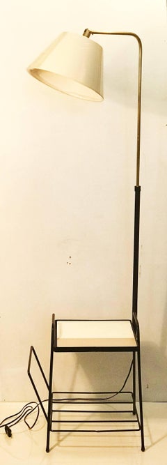 Floor Lamp with Table, 1950s, France