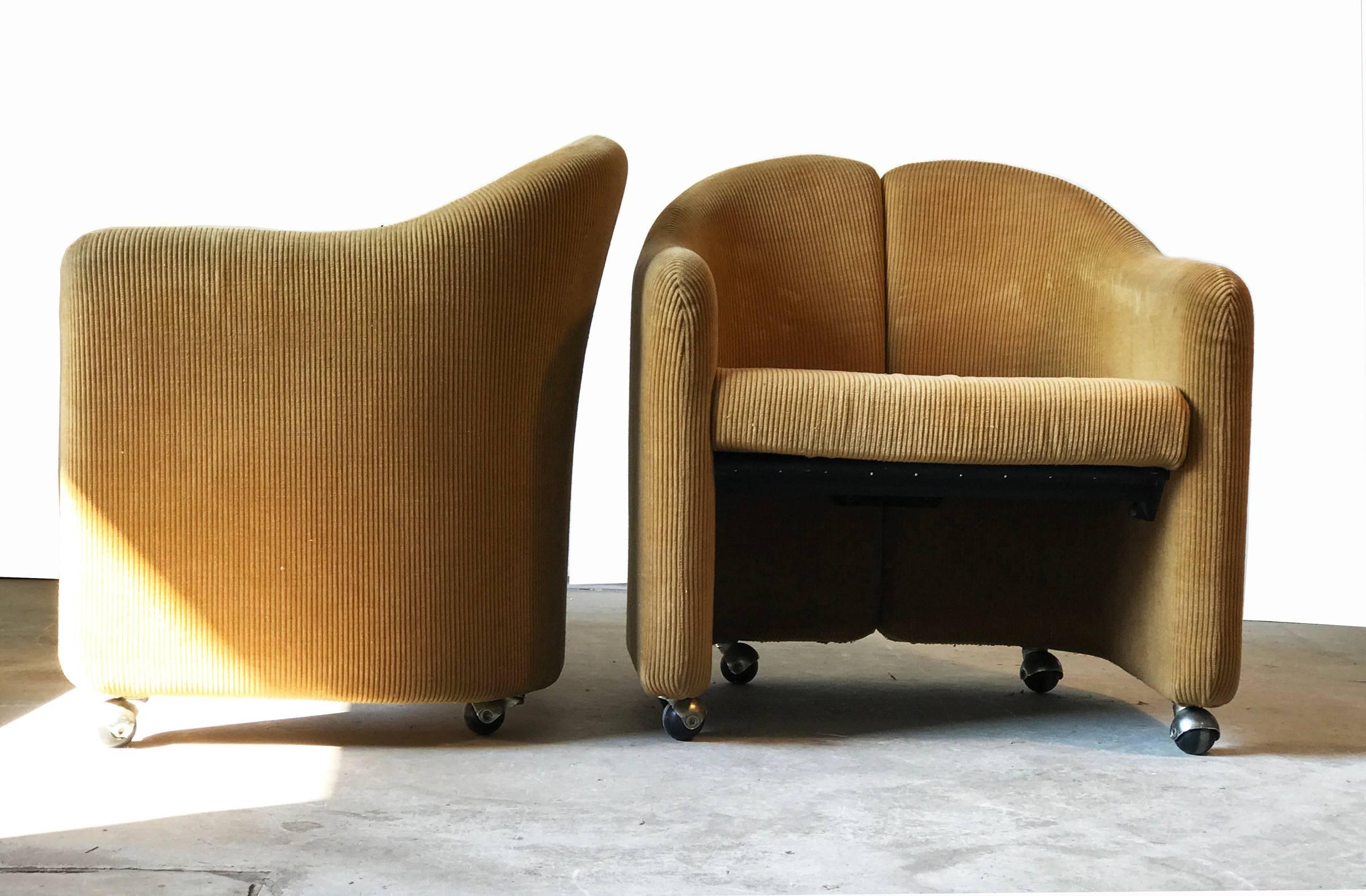 PS 142 Armchairs by Eugenio Gerli for Tecno, 1966, Set of Four In Good Condition In Bilbao, ES