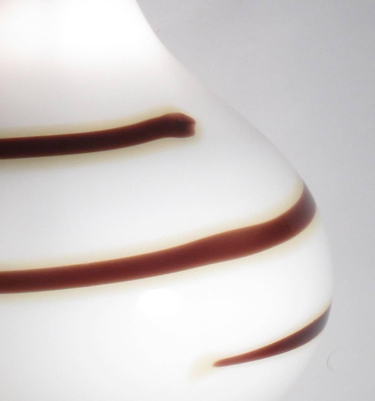 Organic Modern Murano Blown Glass Pendant Lamp, 1970
