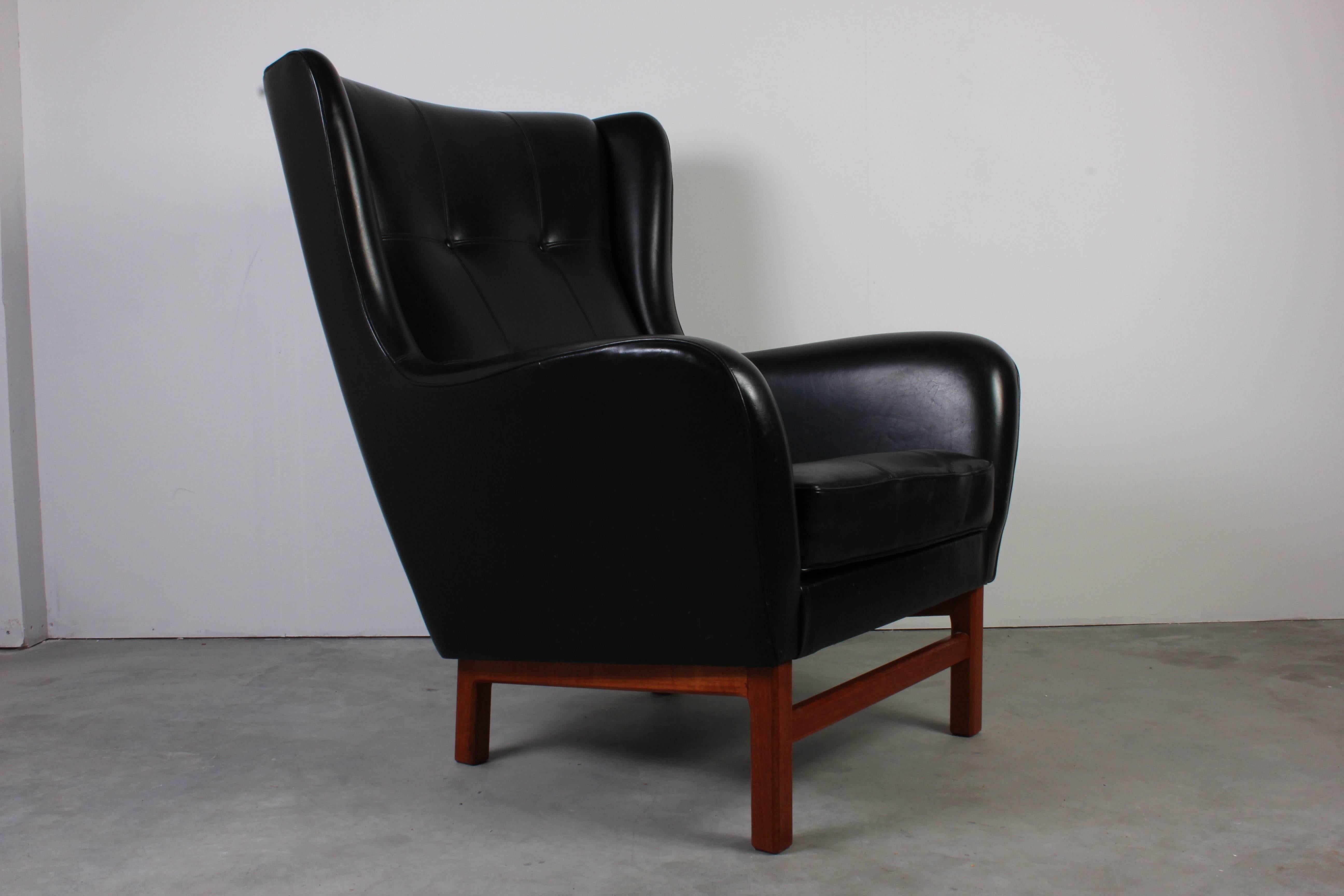 Teak Midcentury Lounge Chair by Bröderna Andersson
