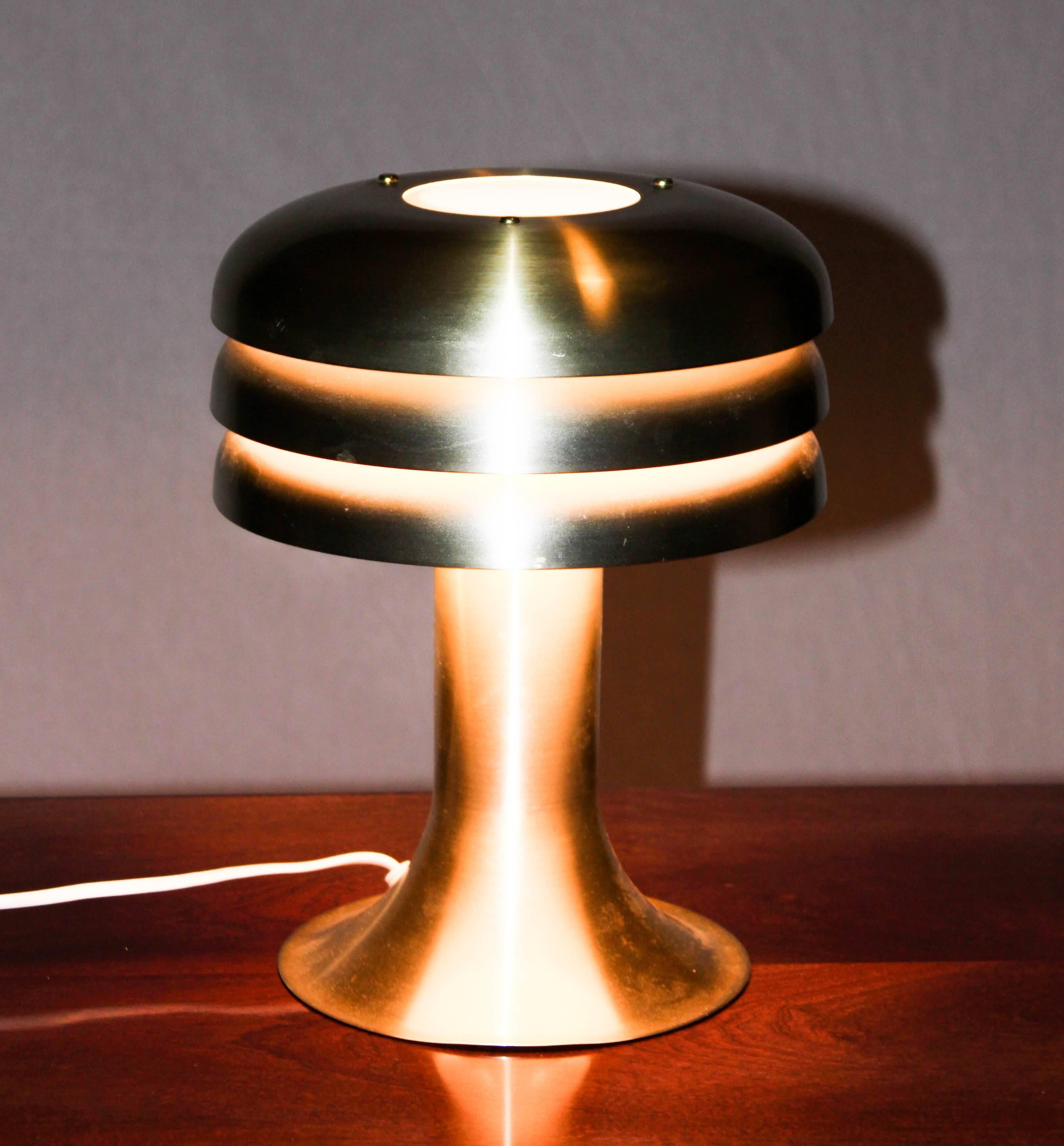 Mid-20th Century Hans Agne Jakobsson BN-25 Brass Table Lamp