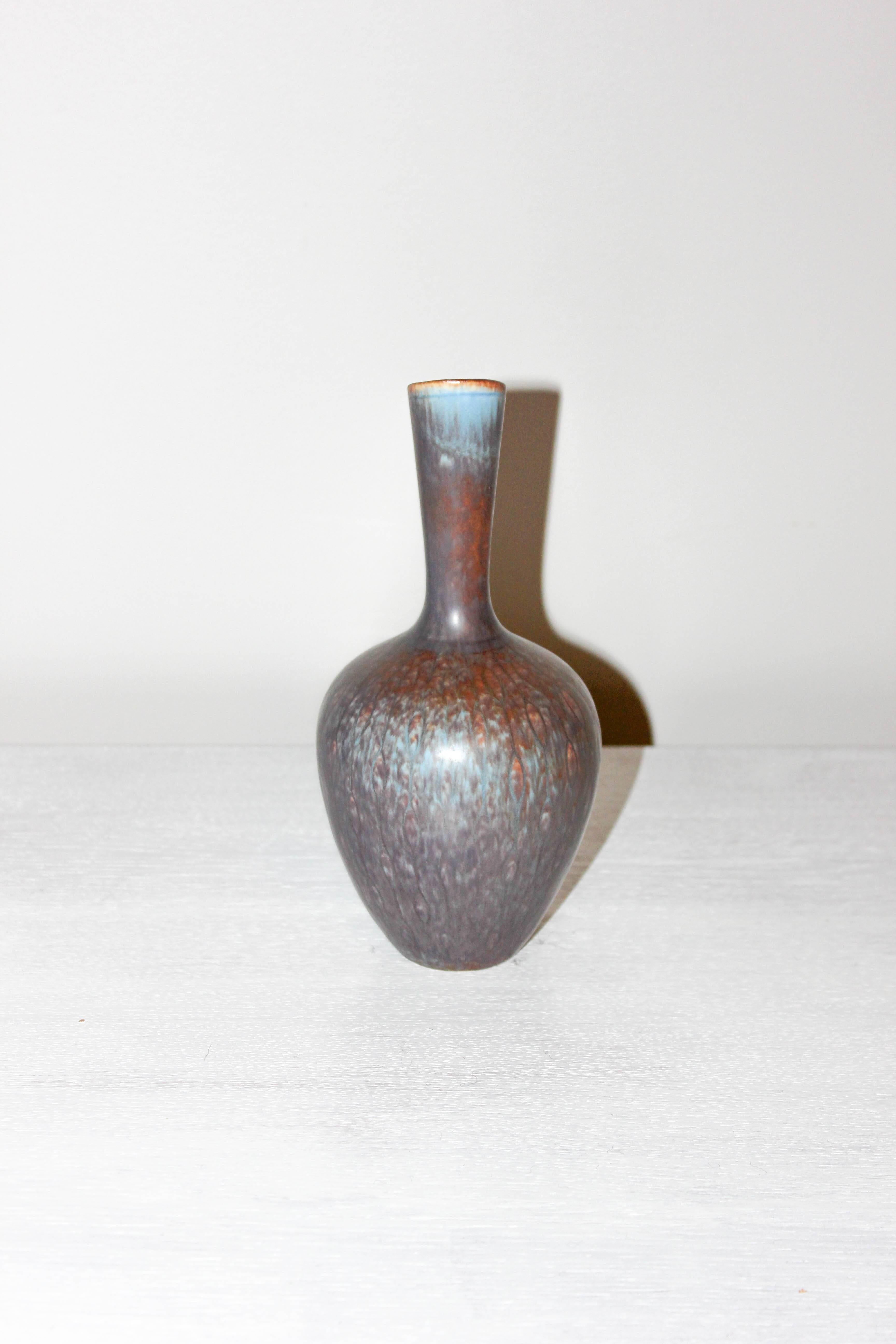 Scandinavian Modern Midcentury Ceramic Vase by Gunnar Nylund for Rörstrand