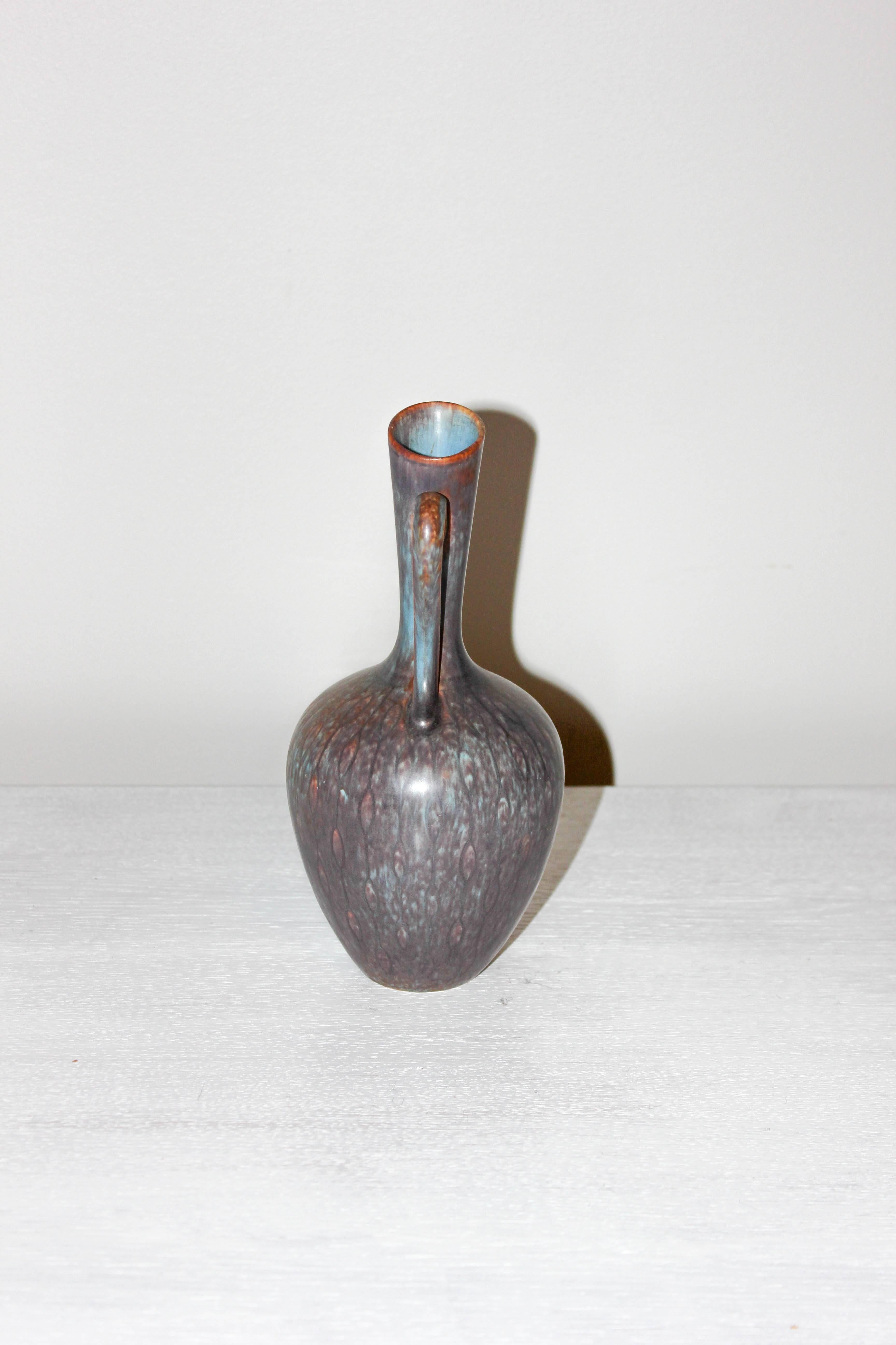 Swedish Midcentury Ceramic Vase by Gunnar Nylund for Rörstrand