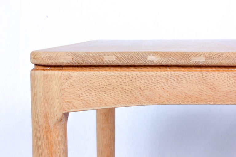 Midcentury Oak Side Table Micado By Engström And Myrstrand For Scandinavian Modern Midcentury Oak Side Table