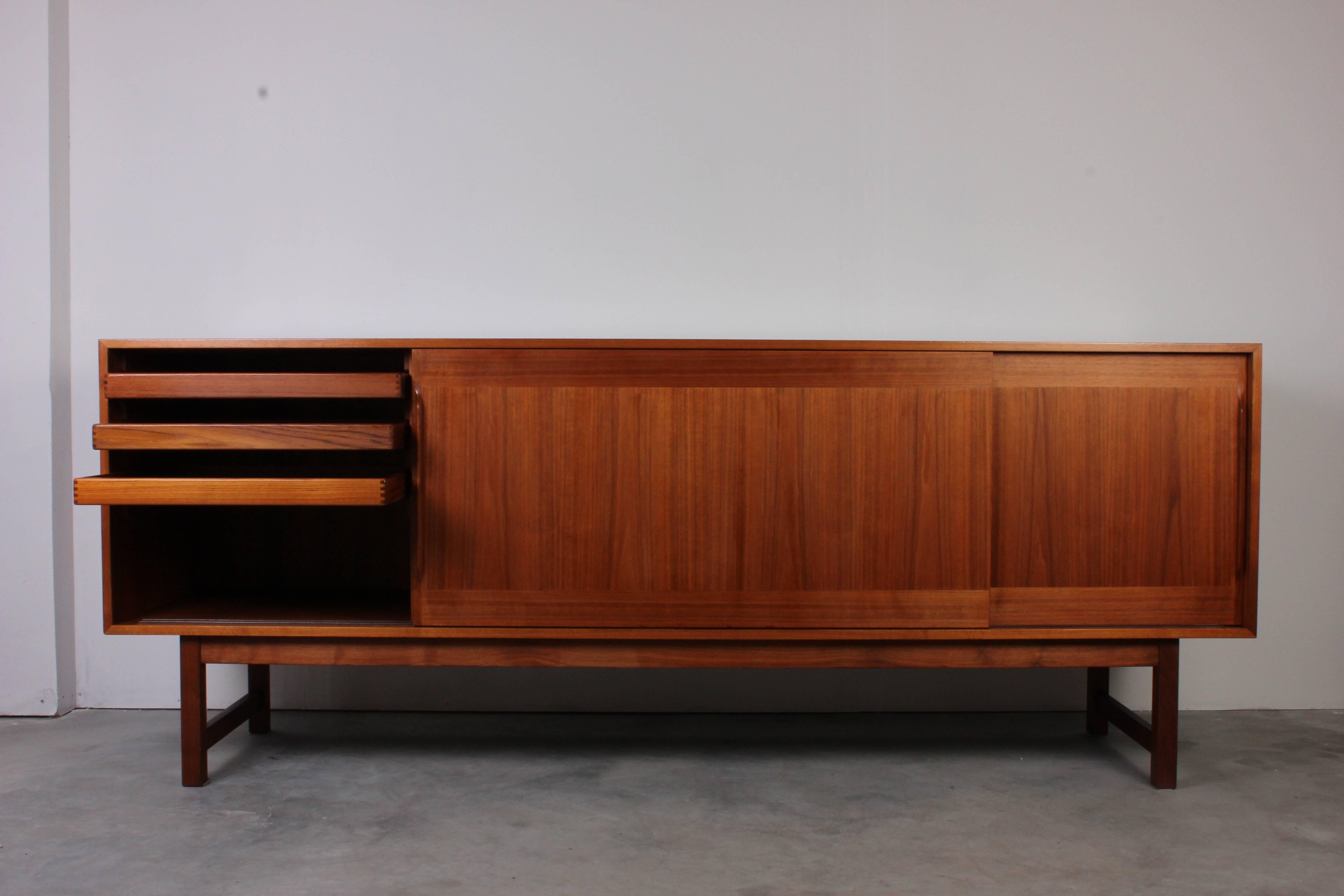 Mid-Century Modern Midcentury Teak Credenza by Karl-Erik Ekselius for JOC Vetlanda