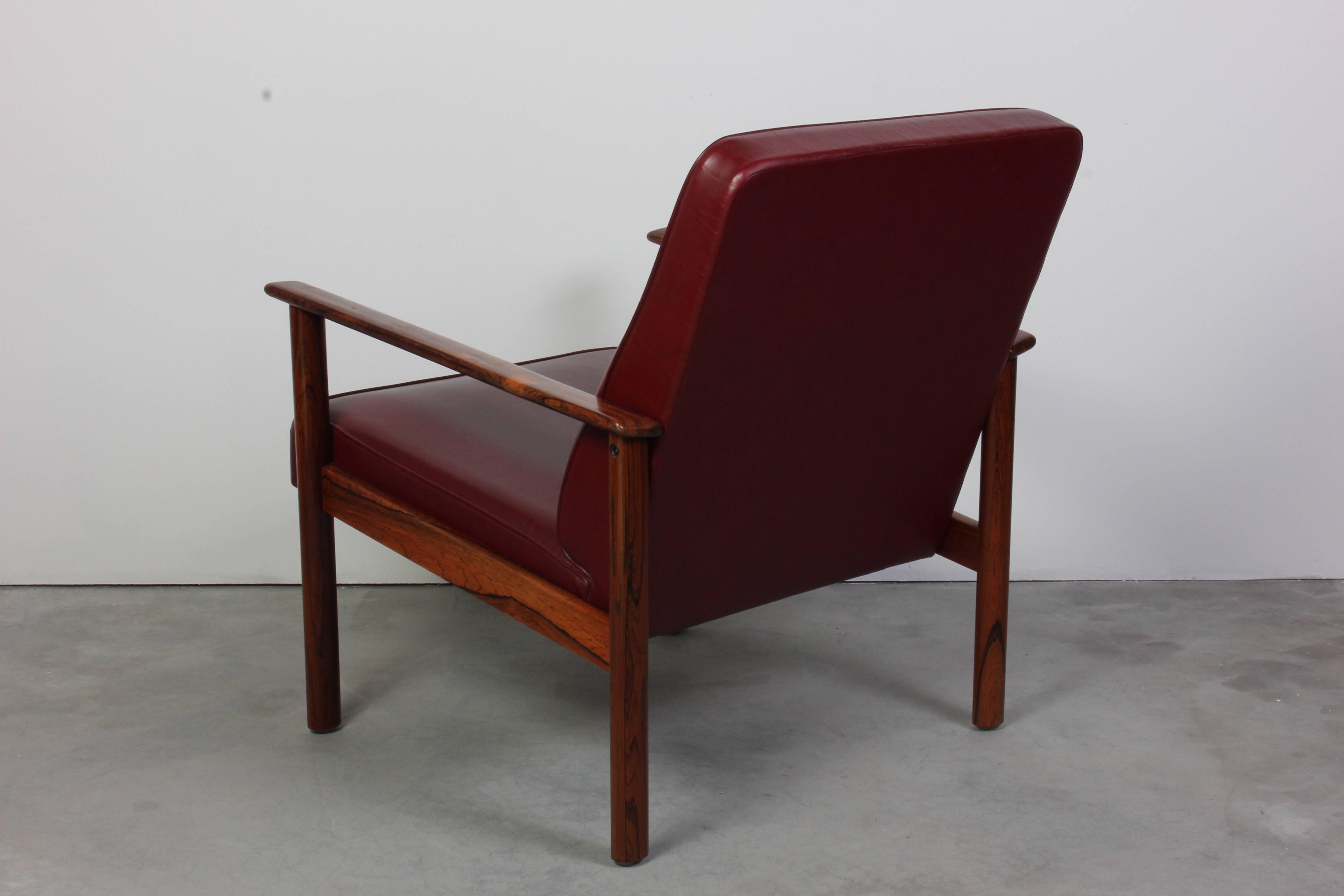 Mid-Century Modern Midcentury Scandinavian Rosewood Lounge Chair