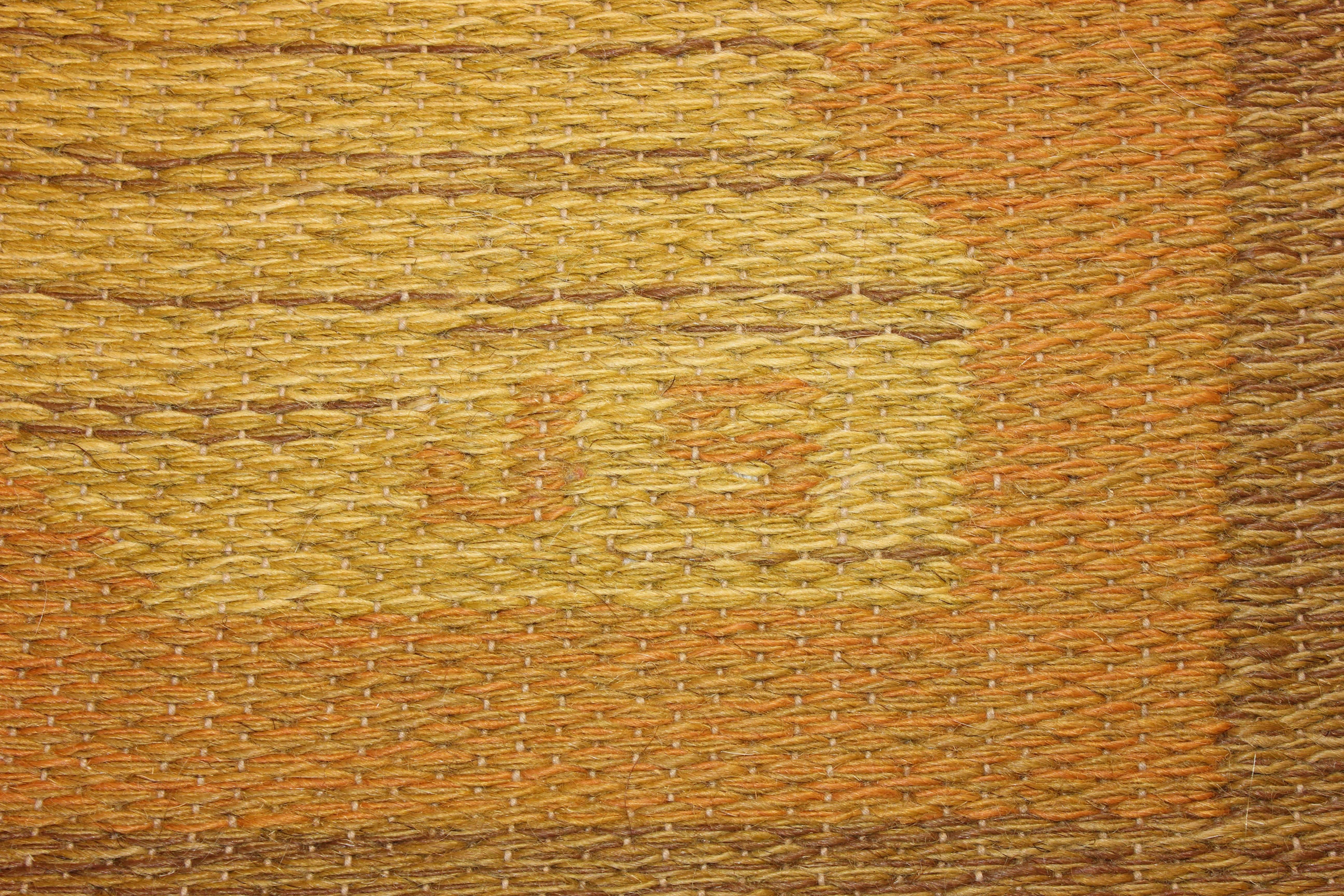 Midcentury Swedish Flat-Weave Double Weave Carpet 1