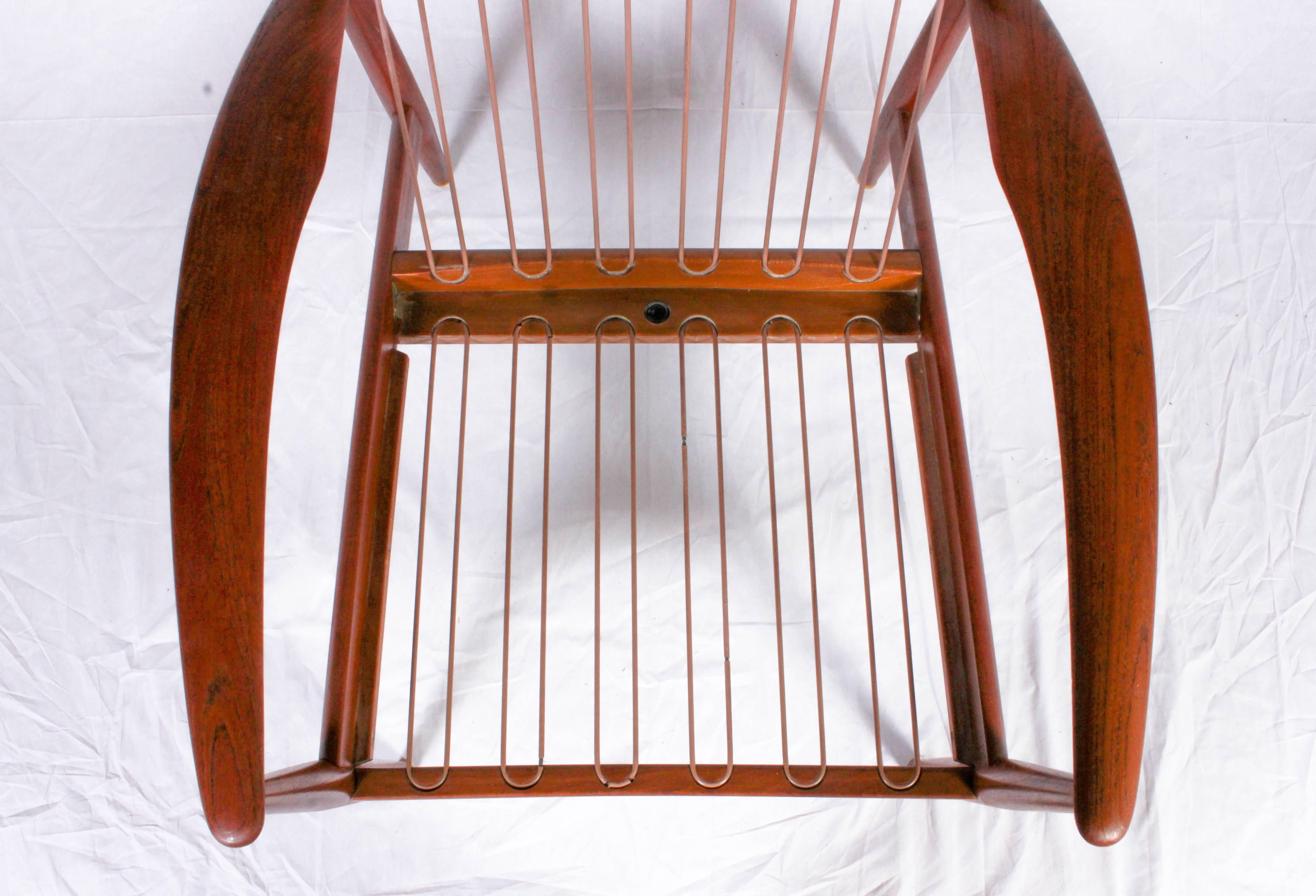 Midcentury Danish Grete Jalk Teak Lounge Chair for Glostrup Møbler 3