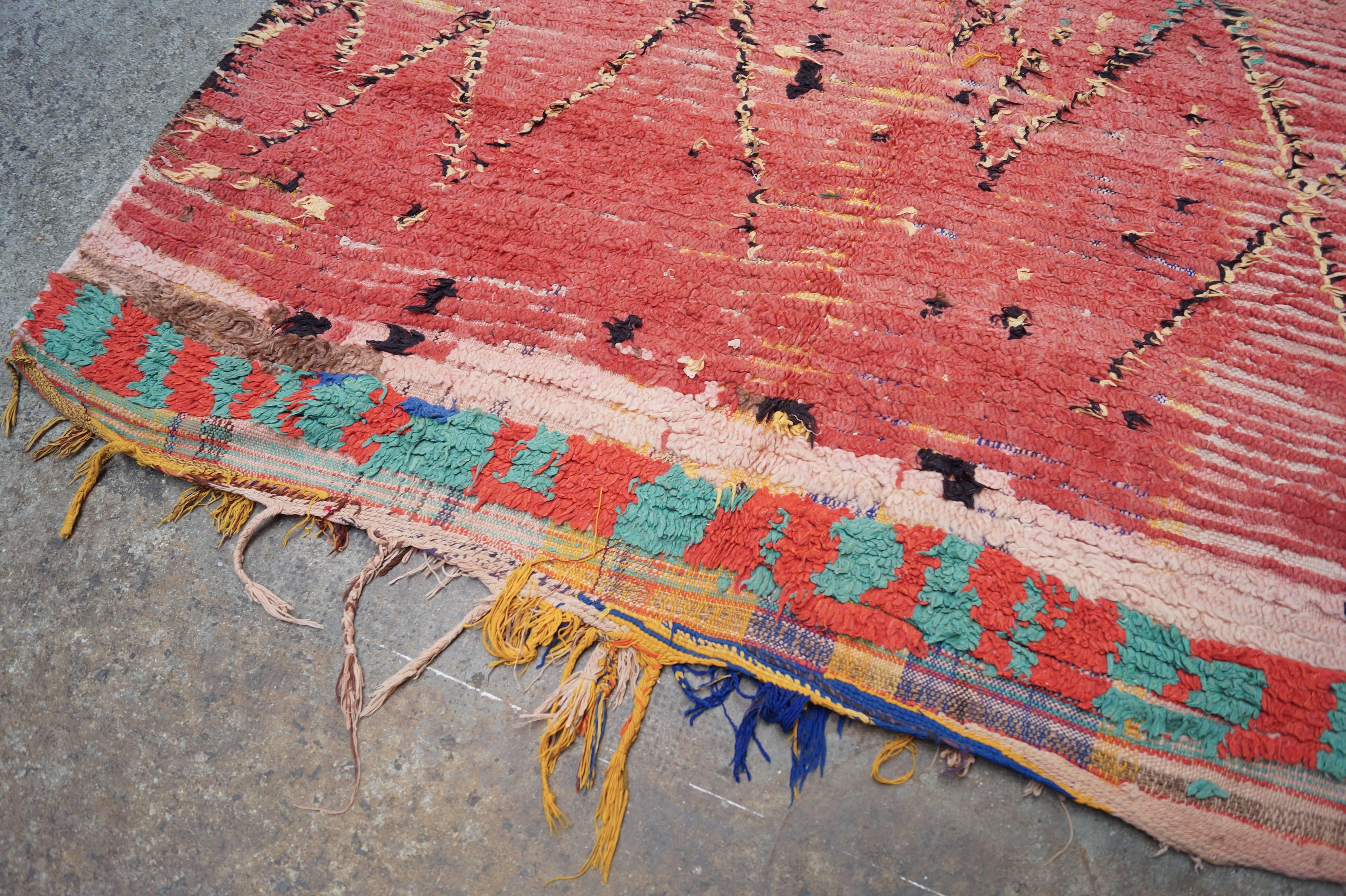 Vintage Moroccan Tribal Rug, circa 1980 2