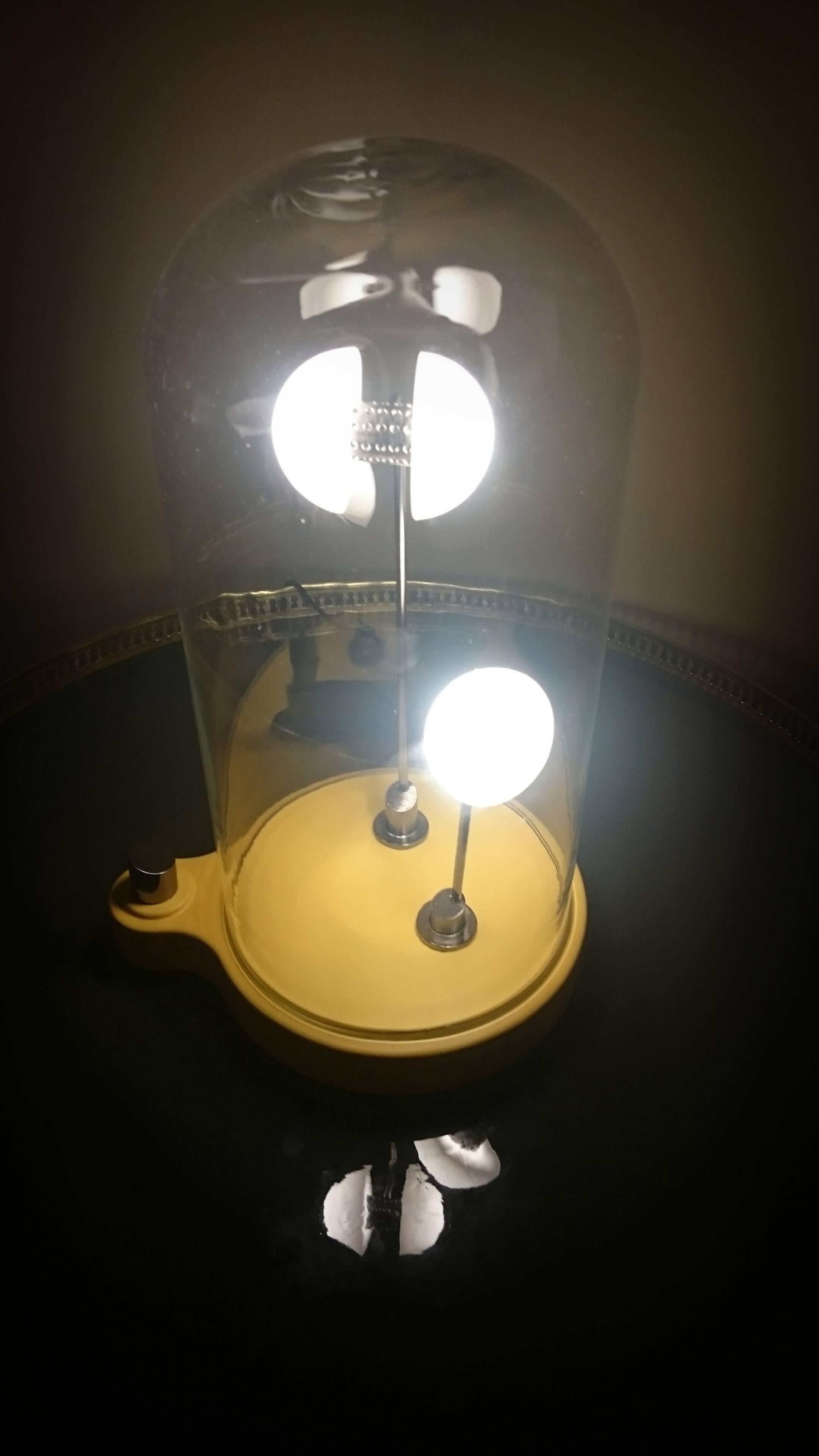 Mini Germes de Lux, Table Lamp by Thierry Toutin, Black and Brass on Demand 6