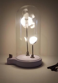 Mini Germes de Lux, Lilac and Gun, Table Lamp by Thierry Toutin, in Stock