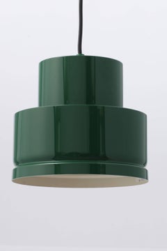 Scandinavian Green Lamp Made of Metal