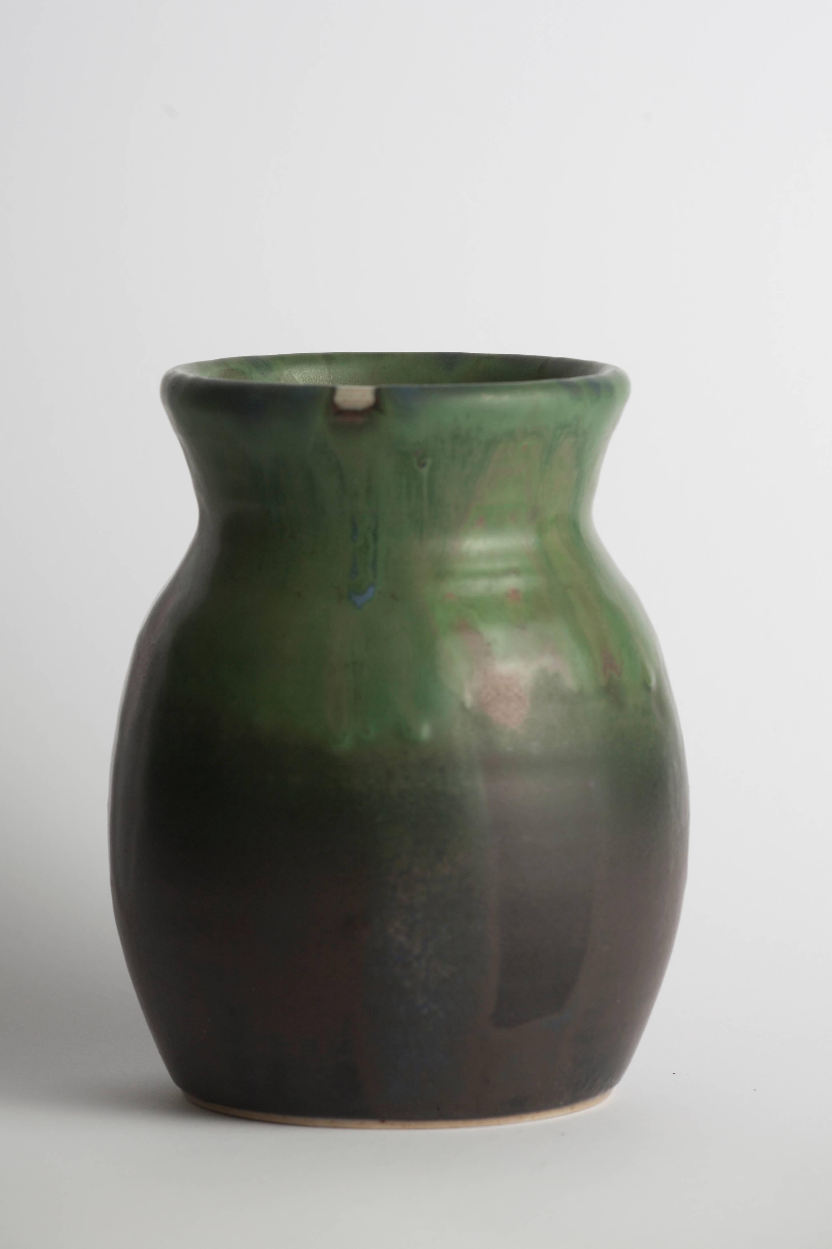 Green Vase Designed by Jens Peter Dahl Jensen For Sale 2