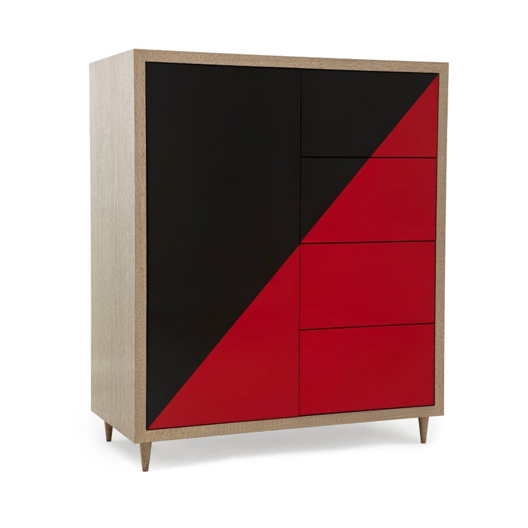 black and red dresser Moe's Home Collection Deep 6 Drawer Jolene supports up to 44 pounds Number Fifty-Three: Lamp Black and