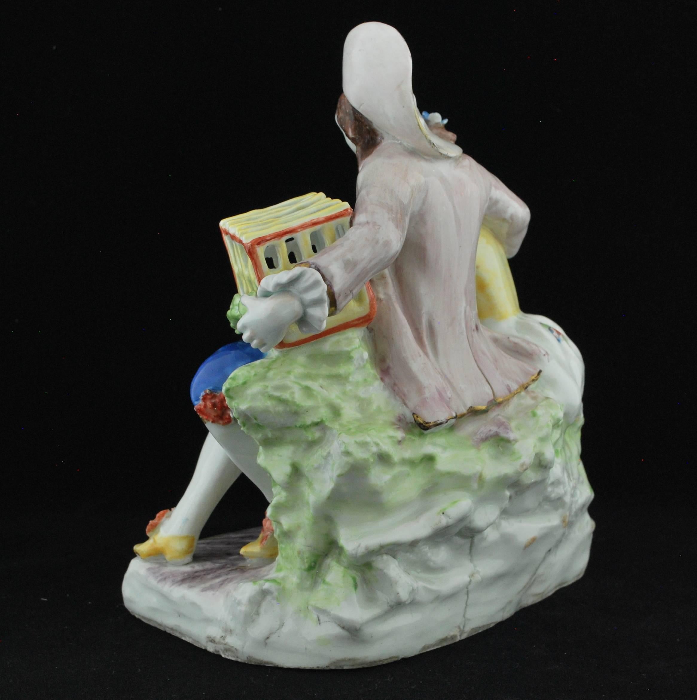Figure representing Matrimony. Bow Porcelain C1751 1