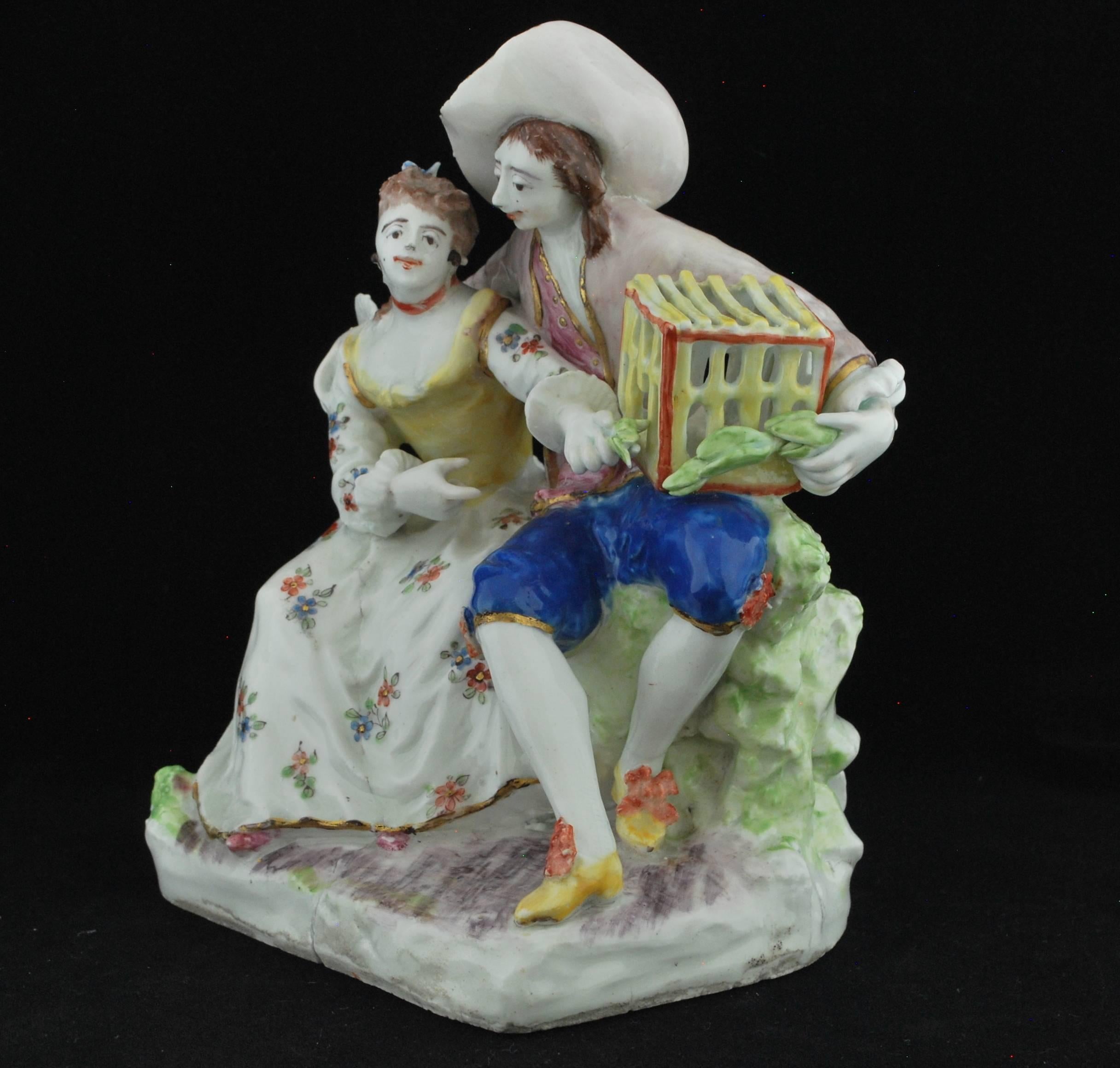 Figure representing Matrimony. Bow Porcelain C1751 3