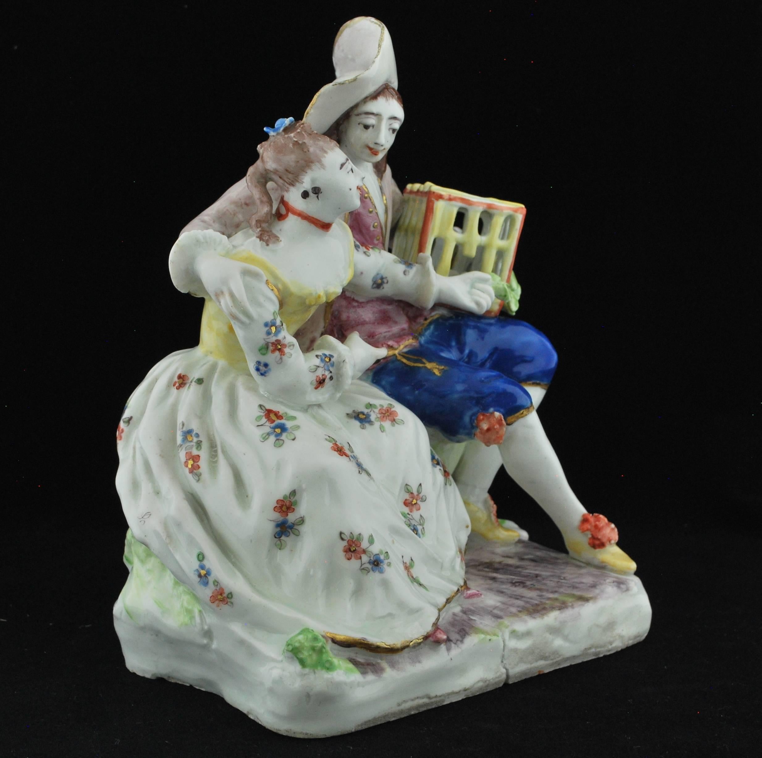 Neoclassical Figure representing Matrimony. Bow Porcelain C1751