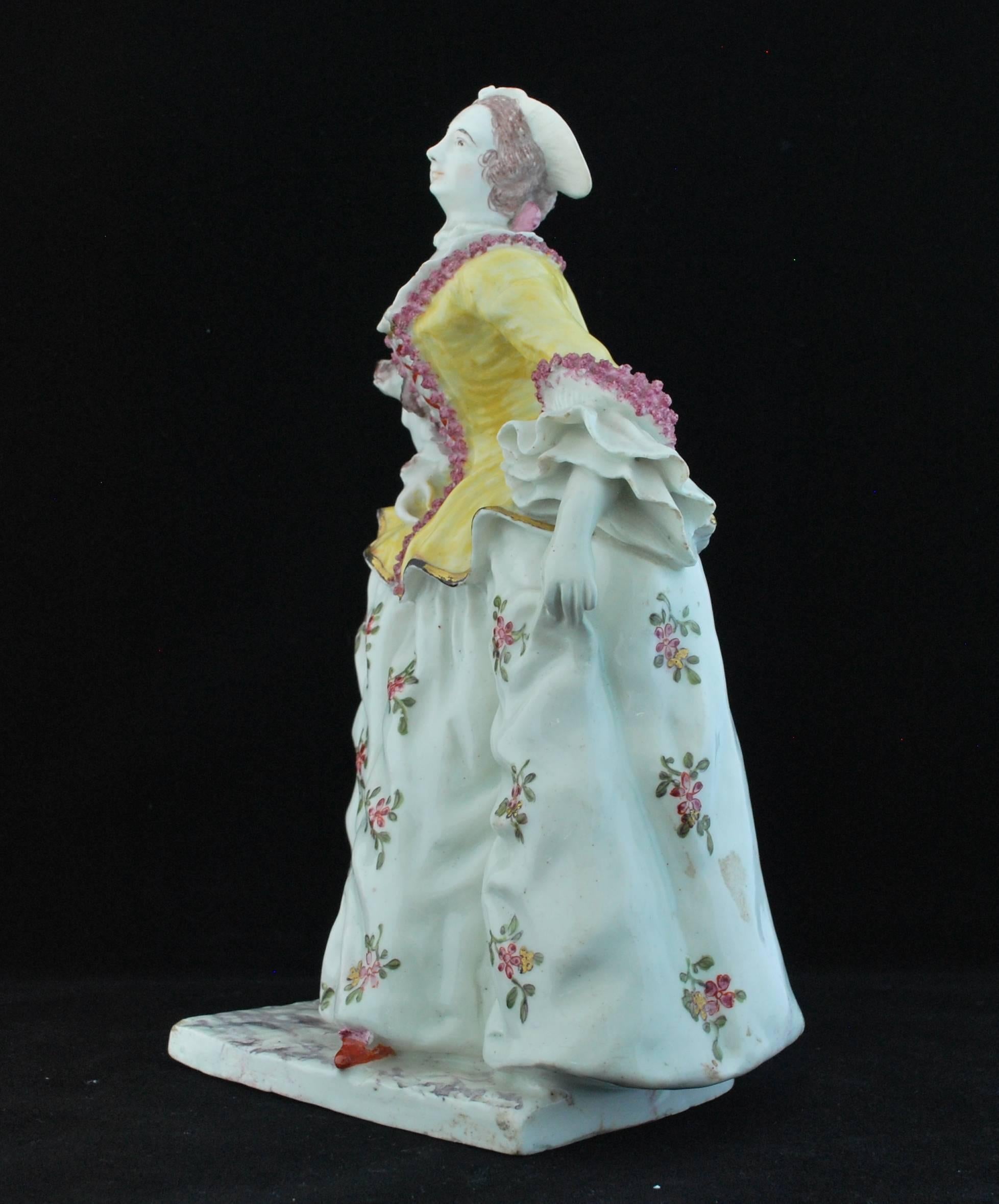 18th Century Kitty Clive Figure For Sale