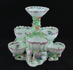 Shell Sweetmeat Stand, Bow Porcelain, circa 1750
