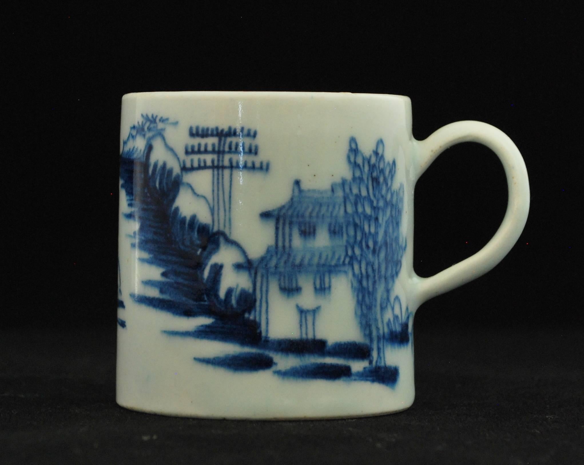 Painted in under-glaze blue with the Desirable Residence pattern, featuring telegraph poles, and unusual feature for this period.

Prov: Taylor Collection; Mercury Antiques Melbourne.


      